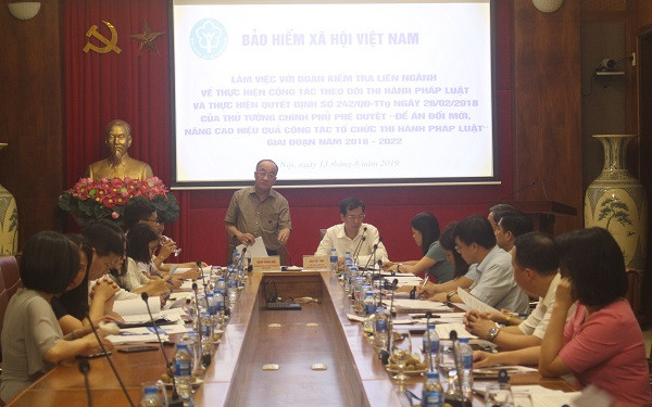 Đoàn kiểm tra ghi nhận nỗ lực của Bảo hiểm xã hội Việt Nam. Đoàn kiểm tra ghi nhận nỗ lực của Bảo hiểm xã hội Việt Nam.