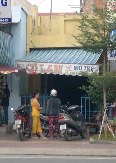 Điểm giữ trẻ, nơi cháu Ngọc bị đánh. Điểm giữ trẻ, nơi cháu Ngọc bị đánh.