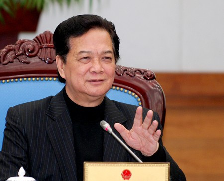 Thủ tướng Nguyễn Tấn Dũng yêu cầu kiểm soát chặt chẽ các đoàn đi công tác nước ngoài. Ảnh VGP