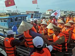 Cần Giờ sơ tán người dân xã đảo Thạnh An vào nơi an toàn trong đợt áp thấp nhiệt đới vừa qua Cần Giờ sơ tán người dân xã đảo Thạnh An vào nơi an toàn trong đợt áp thấp nhiệt đới vừa qua