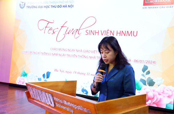 Phó Giáo sư, Tiến sĩ Nguyễn Vũ Bích Hiền - Hiệu trưởng Trường Đại học Thủ đô Hà Nội. Ảnh: website trường.