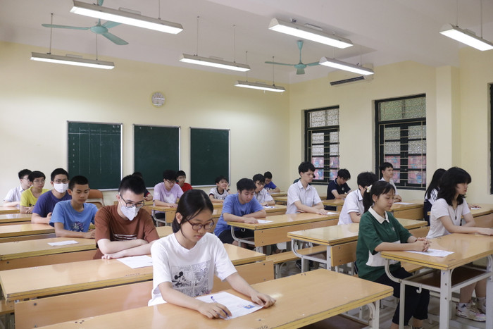 Thí sinh dự thi vào 10 năm học 2024-2025. (Ảnh: Ngọc Mai) GDVN (287).JPG