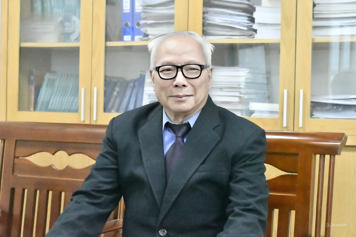 Tiến sĩ Lê Viết Khuyến - Phó Chủ tịch Hiệp hội Các trường đại học, cao đẳng Việt Nam. (Ảnh: Ngọc Mai) Bác Khuyến 1.jpeg