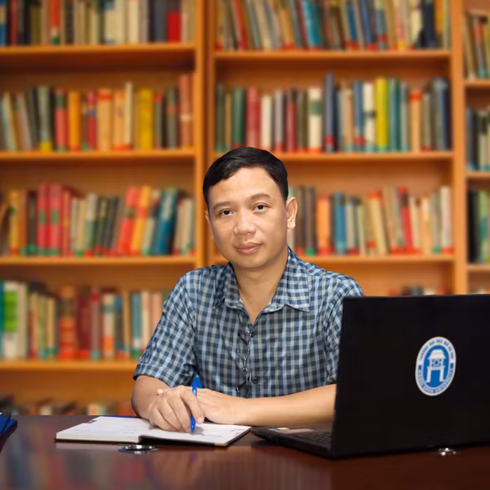 Tiến sĩ Đinh Tuấn Long - Trưởng khoa Khoa Công nghệ thông tin, Trường Đại học Mở Hà Nội. (Ảnh: NTCC)