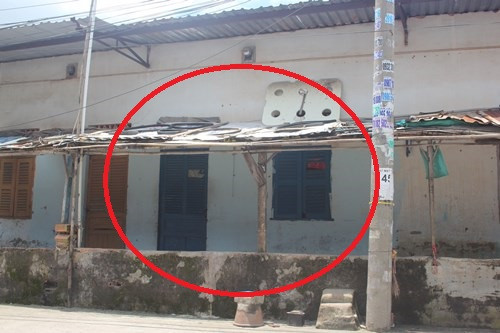 Phòng trọ nơi Tuấn bắt giữ chị Ch. Phòng trọ nơi Tuấn bắt giữ chị Ch.