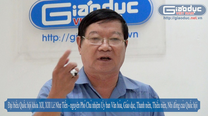 Ông Lê Như Tiến nêu quan điểm, việc các địa phương cho học sinh, sinh viên nghỉ bao nhiêu ngày phải dựa trên các đánh giá khoa học. ảnh: Tùng Dương. Ông Lê Như Tiến nêu quan điểm, việc các địa phương cho học sinh, sinh viên nghỉ bao nhiêu ngày phải dựa trên các đánh giá khoa học. ảnh: Tùng Dương.