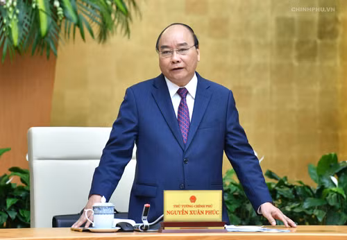 Thủ tướng Nguyễn Xuân Phúc yêu cầu các Bộ trưởng thực hiện ngay lời hứa trước Quốc hội và cử tri cả nước. ảnh: VGP.