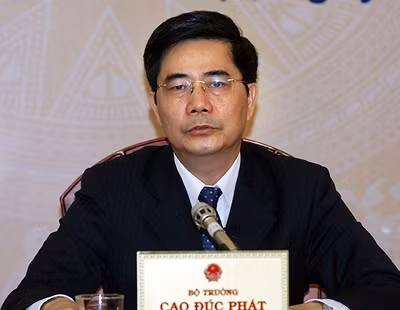 Ông Cao Đức Phát - Bộ trưởng Bộ Nông nghiệp và Phát triển nông thôn. Ông Cao Đức Phát - Bộ trưởng Bộ Nông nghiệp và Phát triển nông thôn.