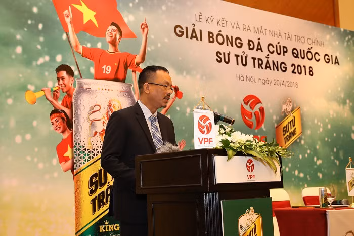 Bia Sư Tử Trắng là nhà tài trợ cho giải bóng đá Cúp Quốc gia - Sư Tử Trắng 2018.