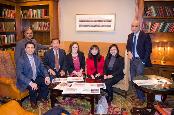 Đoàn VinUni làm việc với đối tác Cornell tại Mỹ. Đoàn VinUni làm việc với đối tác Cornell tại Mỹ.