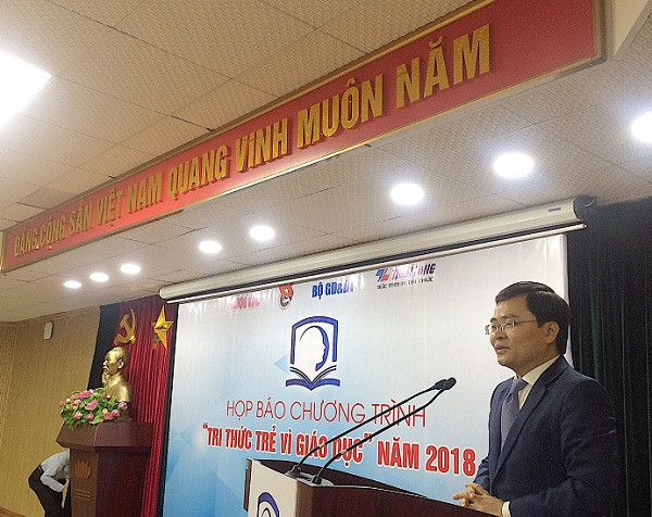 Ông Nguyễn Anh Tuấn - Bí thư Trung ương Đoàn Thanh niên cộng sản Hồ Chí Minh phát biểu chia sẻ (Ảnh: An Nhiên). Ông Nguyễn Anh Tuấn - Bí thư Trung ương Đoàn Thanh niên cộng sản Hồ Chí Minh phát biểu chia sẻ (Ảnh: An Nhiên).