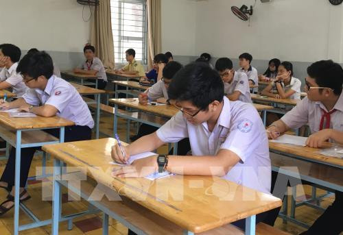 Thi tuyển sinh vào lớp 10 (Ảnh minh họa: TTXVN). Thi tuyển sinh vào lớp 10 (Ảnh minh họa: TTXVN).