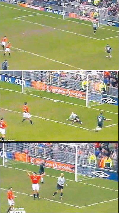 Bàn thua tai tiếng của Fabien Barthez. Bàn thua tai tiếng của Fabien Barthez.