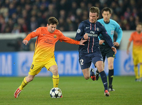 Beckham quyết định nghỉ hưu sau khi bị Messi qua mặt.