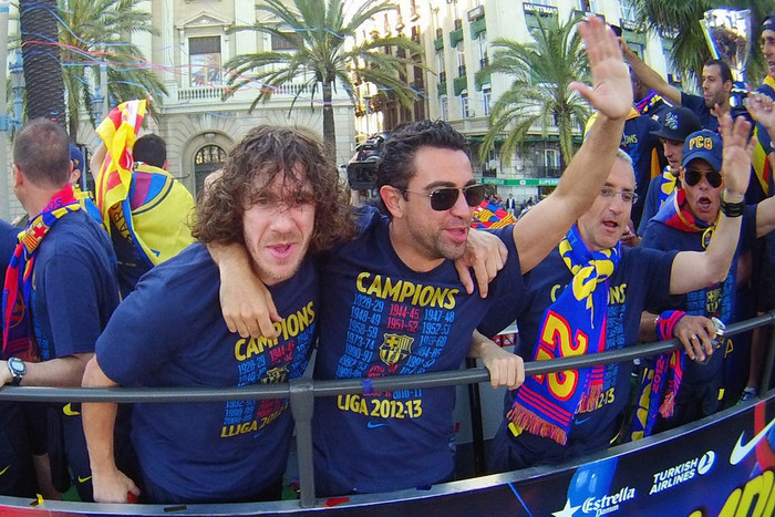 Barca diễu hành mừng cúp. Barca diễu hành mừng cúp.