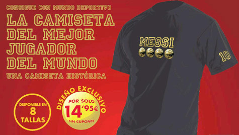 Một sản phẩm “ăn theo” thương hiệu Messi.