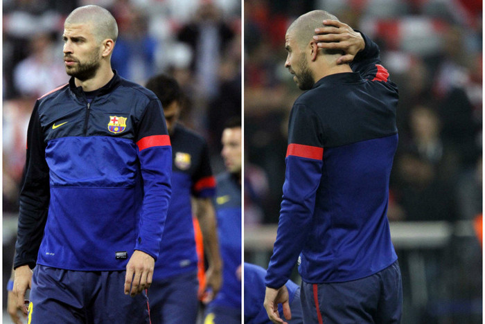 Sự giống nhau tới khó tin giữa Pique và Pep Guardiola.