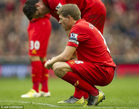 Steven Gerrard có thể sẽ phải giảm lương nếu muốn tiếp tục ở lại sân Anfield. Steven Gerrard có thể sẽ phải giảm lương nếu muốn tiếp tục ở lại sân Anfield.