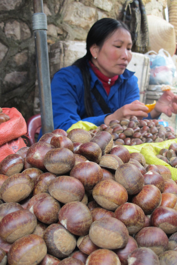 Hạt dẻ chỉ khoảng 30.000 VNĐ – 35.000 đồng/kg, rẻ hơn ở dưới xuôi nên nhiều du khách mua về làm quà cho người thân. Hạt dẻ chỉ khoảng 30.000 VNĐ – 35.000 đồng/kg, rẻ hơn ở dưới xuôi nên nhiều du khách mua về làm quà cho người thân.