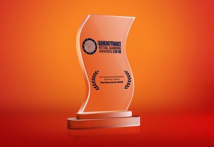 Maritime Bank được bình chọn ngân hàng bán lẻ tốt nhất Việt Nam 2018. Maritime Bank được bình chọn ngân hàng bán lẻ tốt nhất Việt Nam 2018.