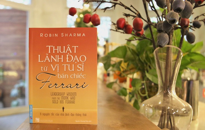 Cuốn sách Thuật lãnh đạo của vị tu sĩ bán chiếc Ferrari. Cuốn sách Thuật lãnh đạo của vị tu sĩ bán chiếc Ferrari.