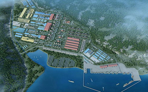 Phối cảnh dự án thép Cà Ná. Phối cảnh dự án thép Cà Ná.