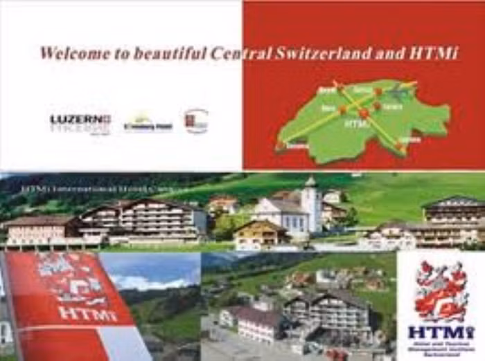 5. Trường quản lý khách sạn và du lịch quốc tế (HTMI) Trường HTMi là một trong những trường tốt nhất trong lĩnh vực quản lí khách sạn và du lịch tại Thụy Sỹ. Sứ mệnh, đồng thời là lời chúc tốt đẹp của nhà trường dành cho sinh viên là: “Khi đến là sinh viên, khi đi là nhà quản lí” 5. Trường quản lý khách sạn và du lịch quốc tế (HTMI) Trường HTMi là một trong những trường tốt nhất trong lĩnh vực quản lí khách sạn và du lịch tại Thụy Sỹ. Sứ mệnh, đồng thời là lời chúc tốt đẹp của nhà trường dành cho sinh viên là: “Khi đến là sinh viên, khi đi là nhà quản lí”