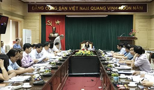 Bộ trưởng Y tế chủ trì cuộc họp về tiến độ triển khai chương trình mục tiêu y tế-dân số. ảnh: moh.gov.vn