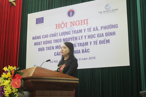 Bộ trưởng Nguyễn Thị Kim Tiến phát biểu chỉ đạo tại hội nghị. ảnh: moh.gov.vn Bộ trưởng Nguyễn Thị Kim Tiến phát biểu chỉ đạo tại hội nghị. ảnh: moh.gov.vn