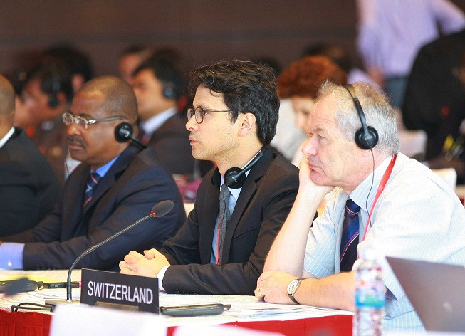 Các đại biểu tham dự IPU - 132 đánh giá rất cao công tác đón tiếp của nước chủ nhà Việt Nam. ảnh: ipu việt nam. Các đại biểu tham dự IPU - 132 đánh giá rất cao công tác đón tiếp của nước chủ nhà Việt Nam. ảnh: ipu việt nam.