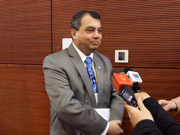 Chủ tịch IPU - Ngài Saber Chowdhury cho rằng, Việt Nam đã đóng góp rất tích cực cho IPU - 132 và là thách thức với công tác tổ chức của các quốc gia khác. ảnh: Ngọc Quang. Chủ tịch IPU - Ngài Saber Chowdhury cho rằng, Việt Nam đã đóng góp rất tích cực cho IPU - 132 và là thách thức với công tác tổ chức của các quốc gia khác. ảnh: Ngọc Quang.