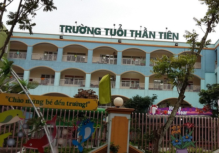 Trường mầm non Tuổi Thần Tiên, nơi xảy ra vụ việc đáng tiếc về cô giáo T.M - ảnh: Diệu Linh. Trường mầm non Tuổi Thần Tiên, nơi xảy ra vụ việc đáng tiếc về cô giáo T.M - ảnh: Diệu Linh.