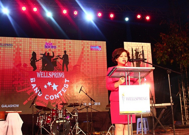 Bà Lê Tuệ Minh - Chủ tịch Hội đồng Điều hành Hệ thống Trường Phổ thông Song ngữ Liên cấp Wellspring.