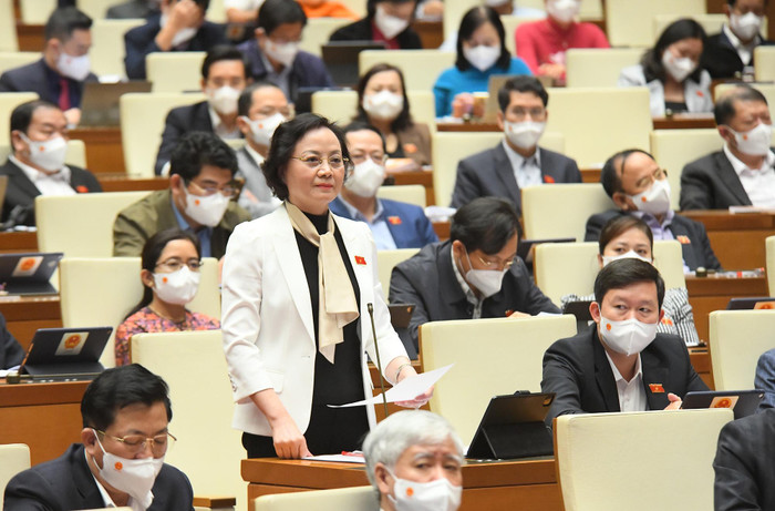 Bộ trưởng Phạm Thị Thanh Trà đã đề nghị Bộ Giáo dục và Đào tạo sửa chùm Thông tư 01, 02,03, 04 (Ảnh: quochoi.vn) Bộ trưởng Phạm Thị Thanh Trà đã đề nghị Bộ Giáo dục và Đào tạo sửa chùm Thông tư 01, 02,03, 04 (Ảnh: quochoi.vn)