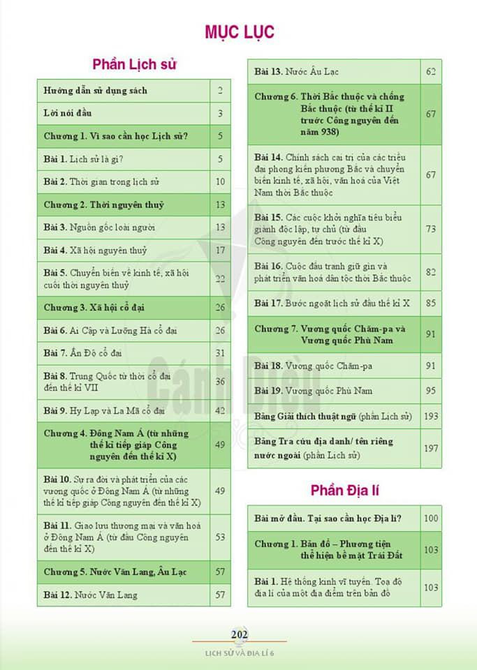 Hai phân môn Lịch sử và Địa lí được bố trí ở 2 phần riêng biệt (Ảnh: N. C.) Hai phân môn Lịch sử và Địa lí được bố trí ở 2 phần riêng biệt (Ảnh: N. C.)