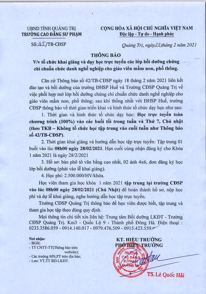 Đa phần các lớp học chứng chỉ online có giá 2,5 triệu đồng (Ảnh: L.V.M)