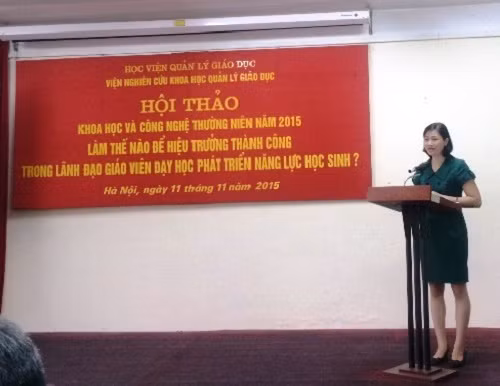 Tiến sĩ Ngô Thị Thùy Dương (Ảnh: tác giả cung cấp).