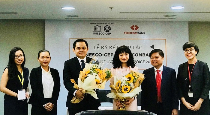Techcombank và Unesco CEP sẽ chung tay hợp tác cùng nuôi dưỡng và phát triển thế hệ nhân tài Việt trẻ.