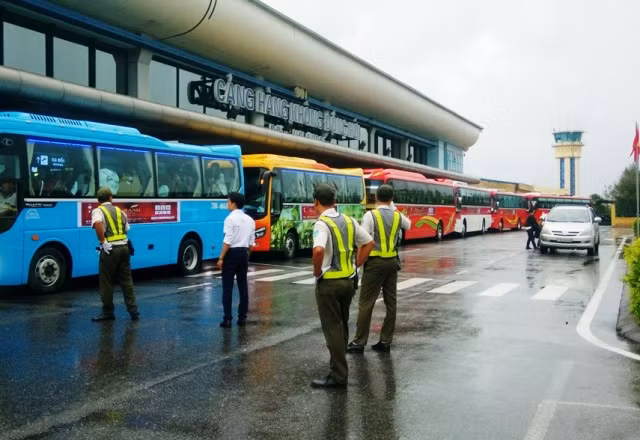 Cảng Hàng không Đồng Hới, nơi xảy ra việc tổ chức thi đấu cầu lông cho đoàn viên, thanh niên trong đơn vị mà không báo cáo, xin phép cơ quan có thẩm quyền. (Ảnh: Thủy Phan)