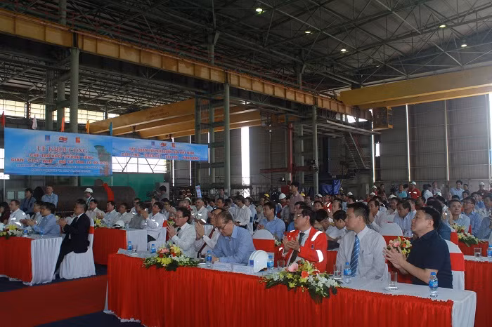 Đại biểu tham dự buổi lễ khởi công. Đại biểu tham dự buổi lễ khởi công.