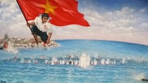 Bức tranh Gạc Ma - Vòng tròn bất tử của họa sĩ Bùi Lệ Trang miêu tả lại sự kiện bi tráng ngày 14/3/1988. Bức tranh Gạc Ma - Vòng tròn bất tử của họa sĩ Bùi Lệ Trang miêu tả lại sự kiện bi tráng ngày 14/3/1988.