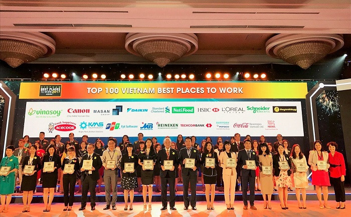 Techcombank liên tiếp tăng bậc trong bảng xếp hạng Top 100 nơi làm việc tốt nhất Việt Nam. Techcombank liên tiếp tăng bậc trong bảng xếp hạng Top 100 nơi làm việc tốt nhất Việt Nam.