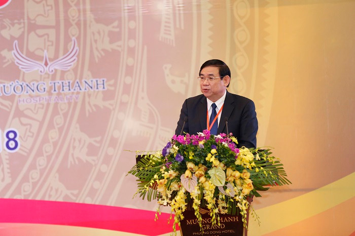 Tổng Giám đốc BIDV - ông Phan Đức Tú phát biểu tại Hội nghị. Tổng Giám đốc BIDV - ông Phan Đức Tú phát biểu tại Hội nghị.