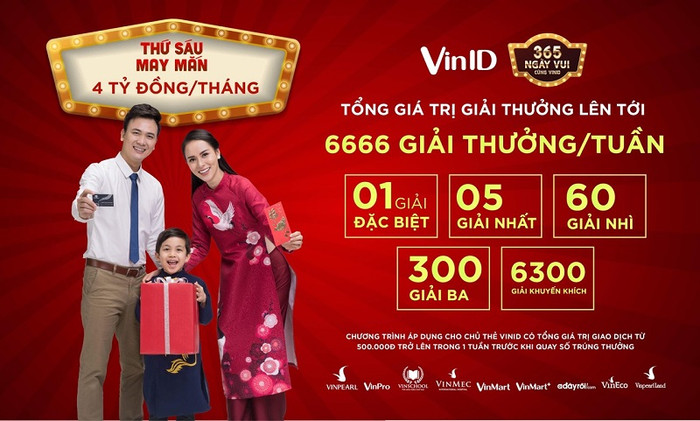 6.666 giải thưởng mỗi tuần trong chương trình “365 Ngày vui” - Tháng Tư. 6.666 giải thưởng mỗi tuần trong chương trình “365 Ngày vui” - Tháng Tư.