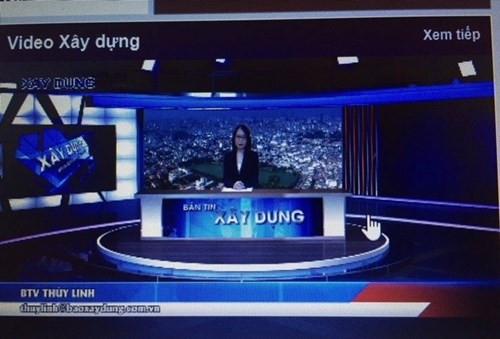 Trường quay của Báo Xây Dựng. Trường quay của Báo Xây Dựng.