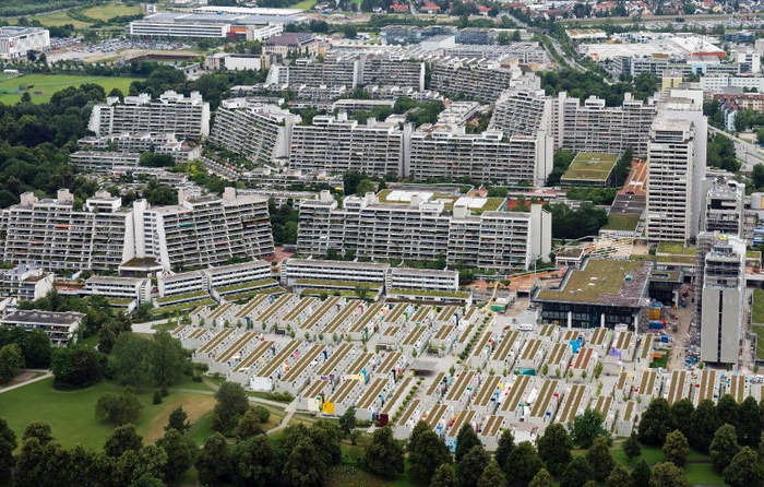Làng Olympic tại Munich. Làng Olympic tại Munich.