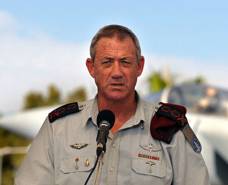 Tham mưu trưởng quân đội Israel Benny Gantz Tham mưu trưởng quân đội Israel Benny Gantz