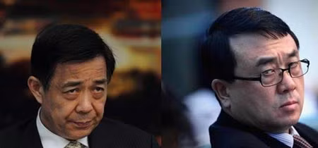 Bạc Hy Lai (trái) và Vương Lập Quân đã từng là bộ đôi ăn ý, ngôi sao trong tâm trí nhiều người Trung Quốc do các chiến dịch truy quét các tổ chức tội phạm mạnh mẽ tại Trùng Khánh. Bạc Hy Lai (trái) và Vương Lập Quân đã từng là bộ đôi ăn ý, ngôi sao trong tâm trí nhiều người Trung Quốc do các chiến dịch truy quét các tổ chức tội phạm mạnh mẽ tại Trùng Khánh.