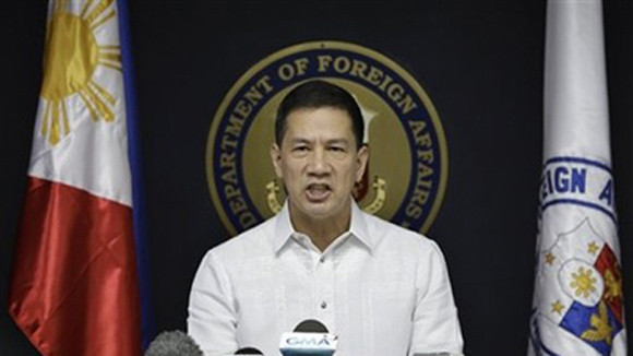 Người phát ngôn Bộ Ngoại giao Philippines Raul Hernandez Người phát ngôn Bộ Ngoại giao Philippines Raul Hernandez