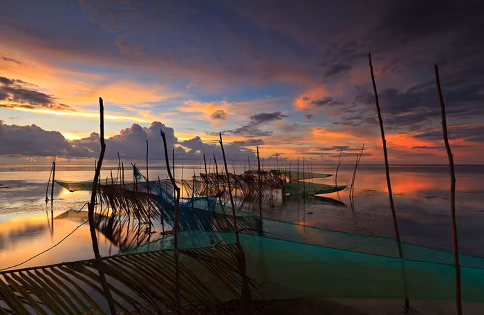 Hoàng hôn trên bãi biển Patar, Philippines. Ảnh Hilario Marbella.